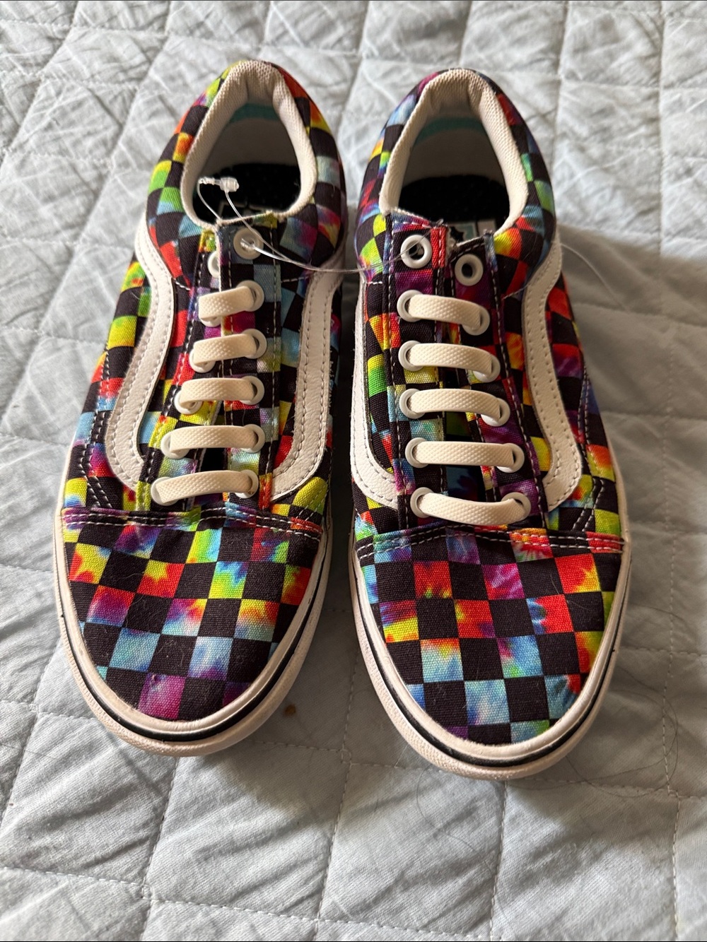 Vans Kids Multicolor Checkerboard Low-Top Sneakers